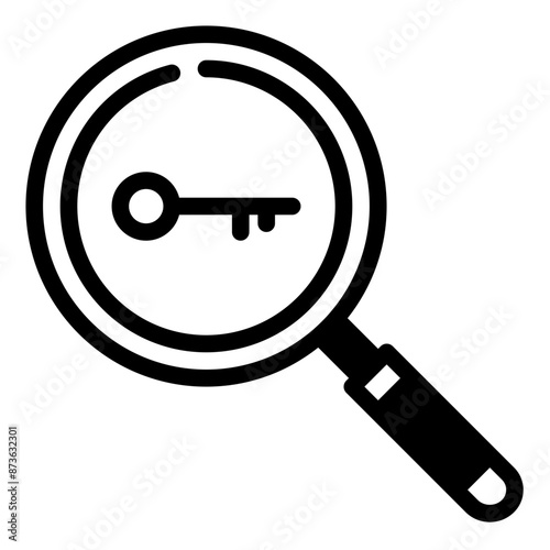 search keyword icon illustration