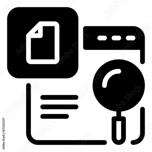 seo content icon illustration