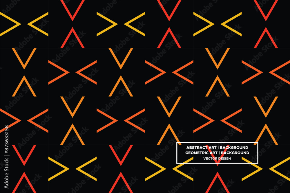 Line and Triangle Shapes and Designs Orange and Yellow Colors Geometric Pattern Abstract Pattern Seamless Line and Triangle Shapes and Designs Orange and Yellow Colors Geometric Pattern Abstract Pattern Seamless