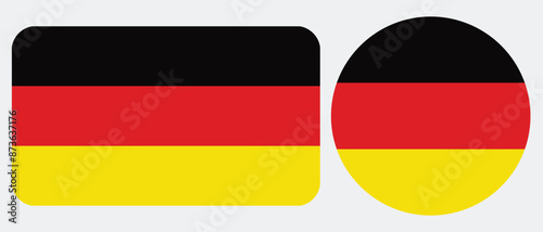 Flag of Germany. Germany flag illustrator country flags