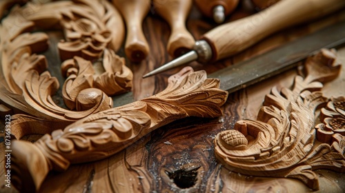 Wood carving requires patience and practice, but the rewards are well worth the effort. photo