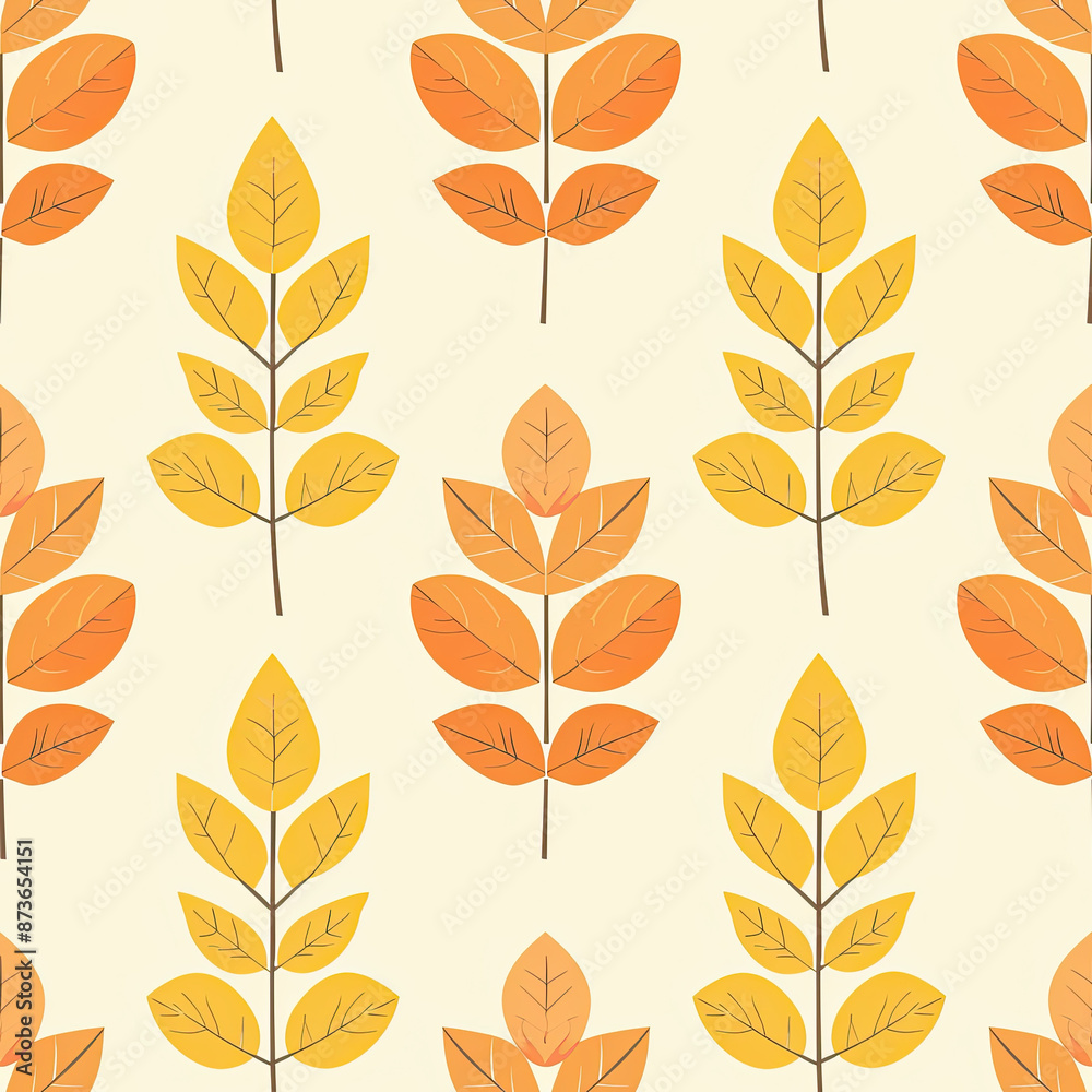 seamless pattern with leaves seamless pattern with leaves