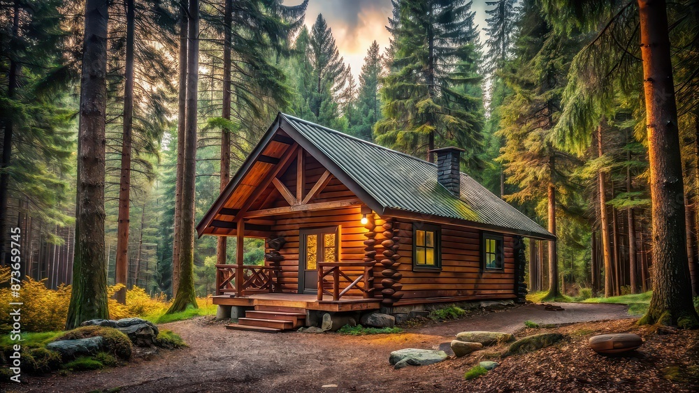 Cozy Rural Home Cozy cabin nestled in a wooded area , wilderness, nature, forest ...