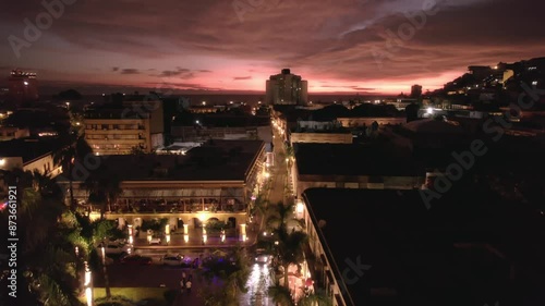 Sunset in Mazatlan Sinaloa Mexico photo