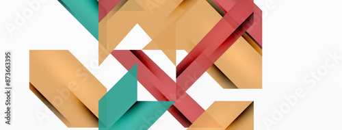 Speed and sport geometric background. Color lines dynamic template for wallpaper, banner, background or landing