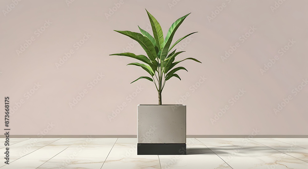 A stylish potted plant on a sleek stone plinth. Highlight its design and natural beauty, with space for branding and descriptive text.
A stylish potted plant on a sleek stone plinth. Highlight its design and natural beauty, with space for branding and descriptive text.