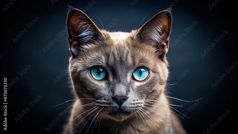 Mysterious and fascinating cat with yellow and dark blue eyes , cat,mysterious, fascinating, vivid, yellow eyes, dark blue eyes Mysterious and fascinating cat with yellow and dark blue eyes , cat,mysterious, fascinating, vivid, yellow eyes, dark blue eyes