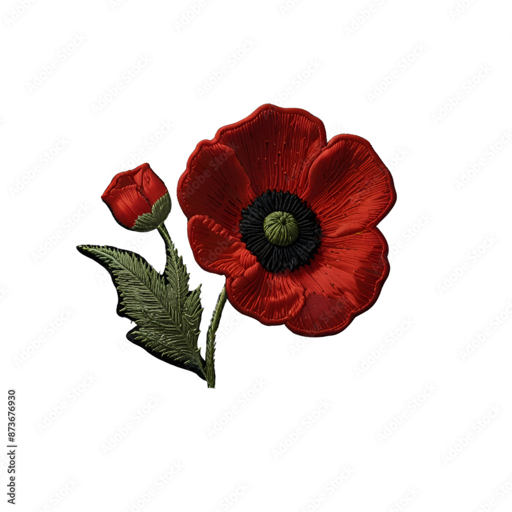 red poppy embroidered patch badge illustration.5000x5000 px. red poppy embroidered patch badge illustration.5000x5000 px.