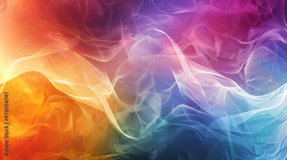 Fototapeta premium colorful wave abstract background