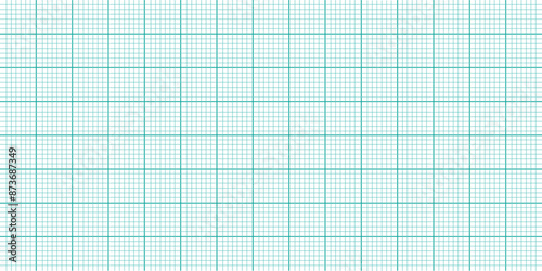 Millimeter Paper Vector. Blue. Graphing Paper For Education, Drawing Projects. Classic Graph Grid Paper Measure Illustration