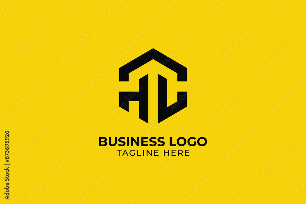 initial letter HC home roof icon modern construction company logo, letter HC HJ modern real estate company logo, letter HC forward arrow building icon logo initial letter HC home roof icon modern construction company logo, letter HC HJ modern real estate company logo, letter HC forward arrow building icon logo