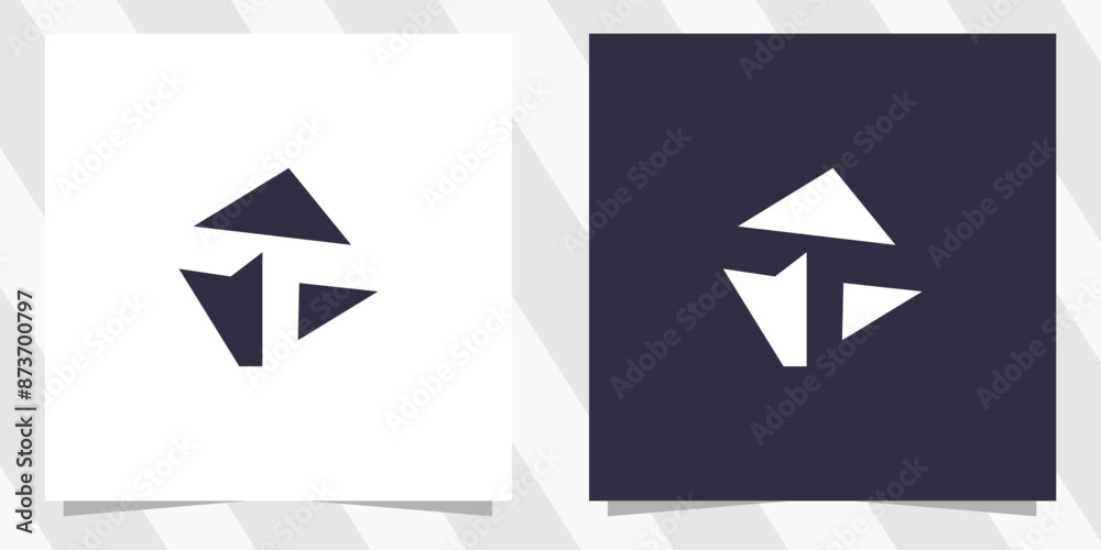 Letter t logo design vector Letter t logo design vector