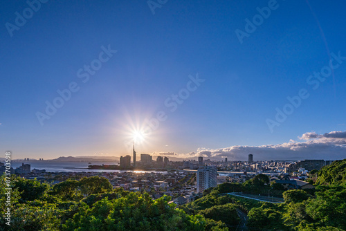 美しい福岡の都市風景
