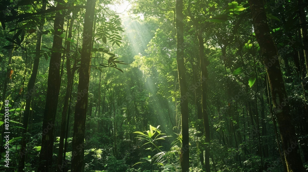 Fototapeta premium Forest Sunbeams