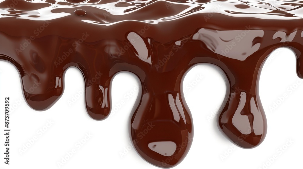 Melted Chocolate Dripping Downward Melted Chocolate Dripping Downward