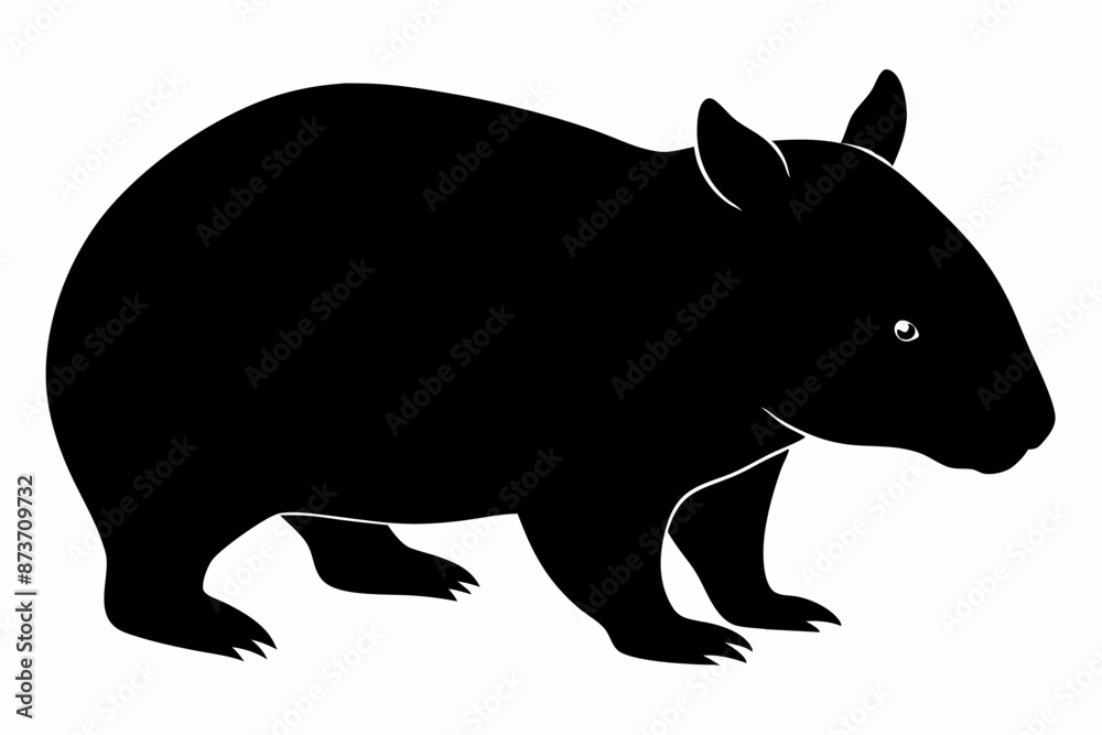 Wombat vector illustration, image of a squirrel, wombat silhouette, wombat vector art
Wombat vector illustration, image of a squirrel, wombat silhouette, wombat vector art