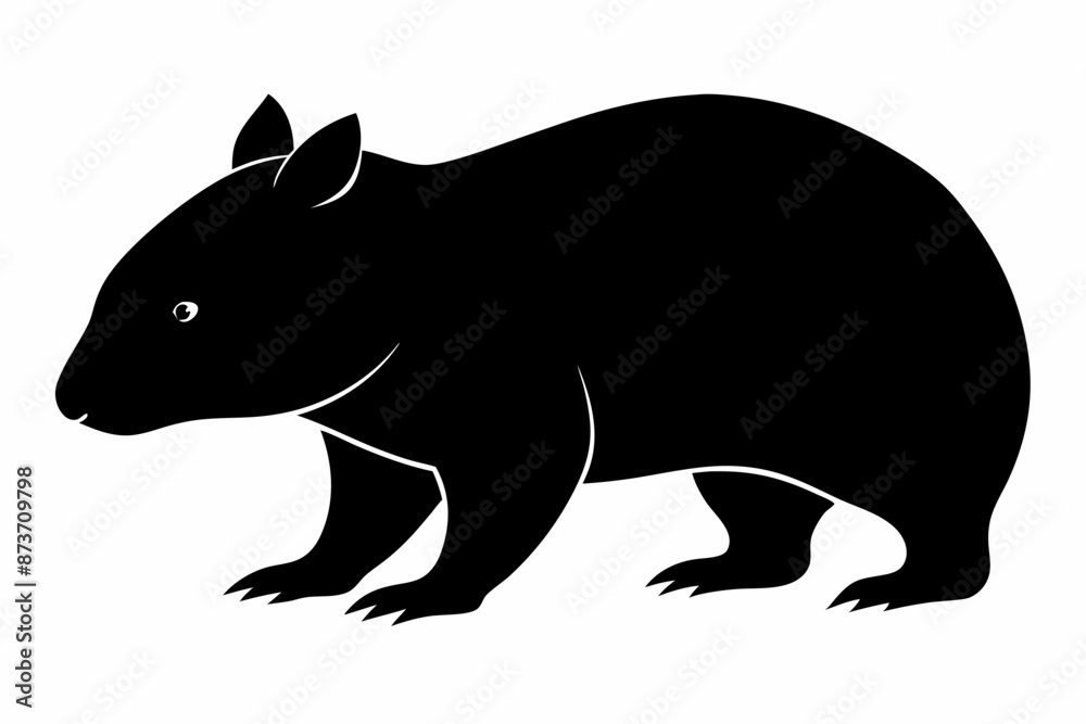 Wombat vector illustration, image of a squirrel, wombat silhouette, wombat vector art
Wombat vector illustration, image of a squirrel, wombat silhouette, wombat vector art