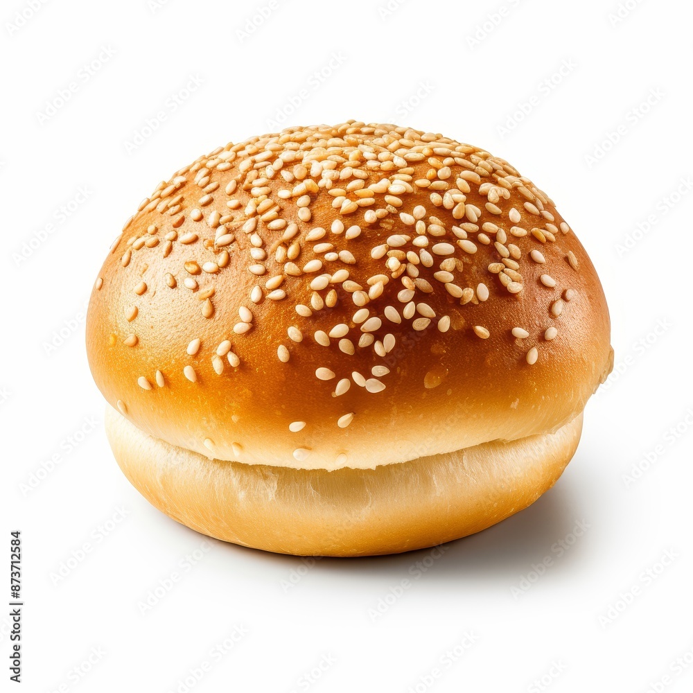 Freshly baked sesame seed bread.