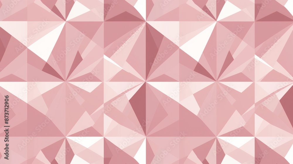 Pink geometric shapes create a pattern background Pink geometric shapes create a pattern background