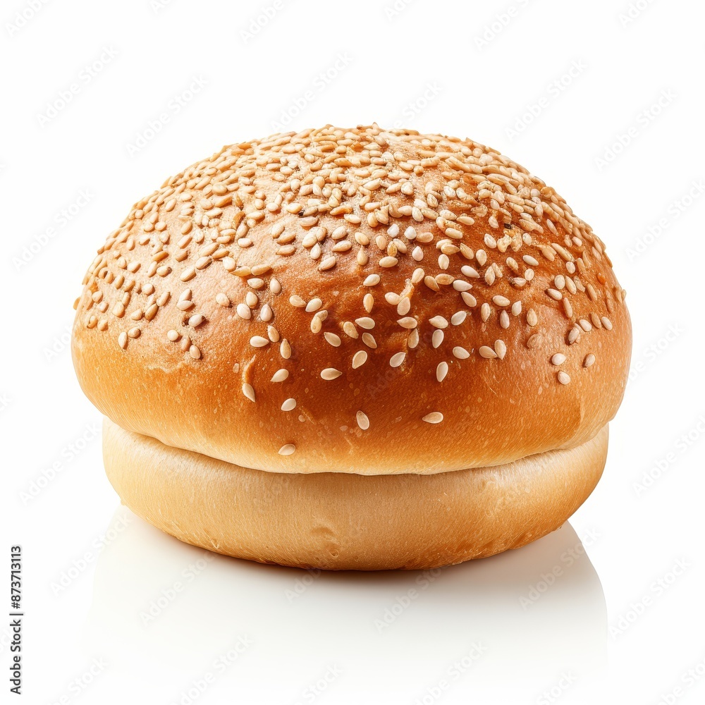 Freshly baked sesame seed bread. Freshly baked sesame seed bread.