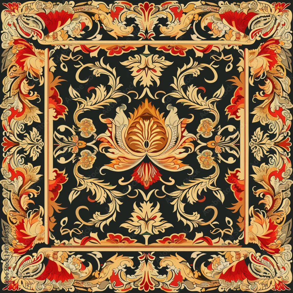 Asian pattern rug Asian pattern rug