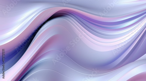 Abstract image with a background of swirled purple and white lines