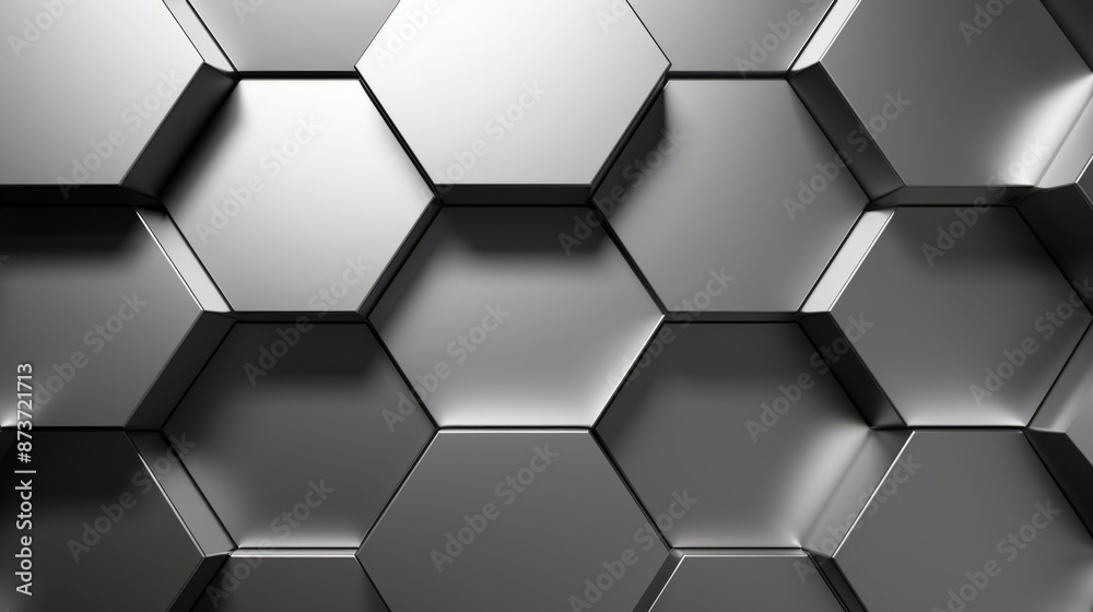 A close-up image of a textured, metallic surface composed of hexagonal shapes, creating a visually interesting pattern A close-up image of a textured, metallic surface composed of hexagonal shapes, creating a visually interesting pattern