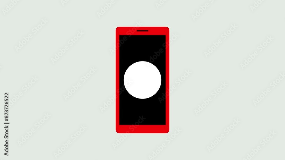 Smart phone with lock icon animated on a yellow background. 4K stock video Smart phone with lock icon animated on a yellow background. 4K stock video