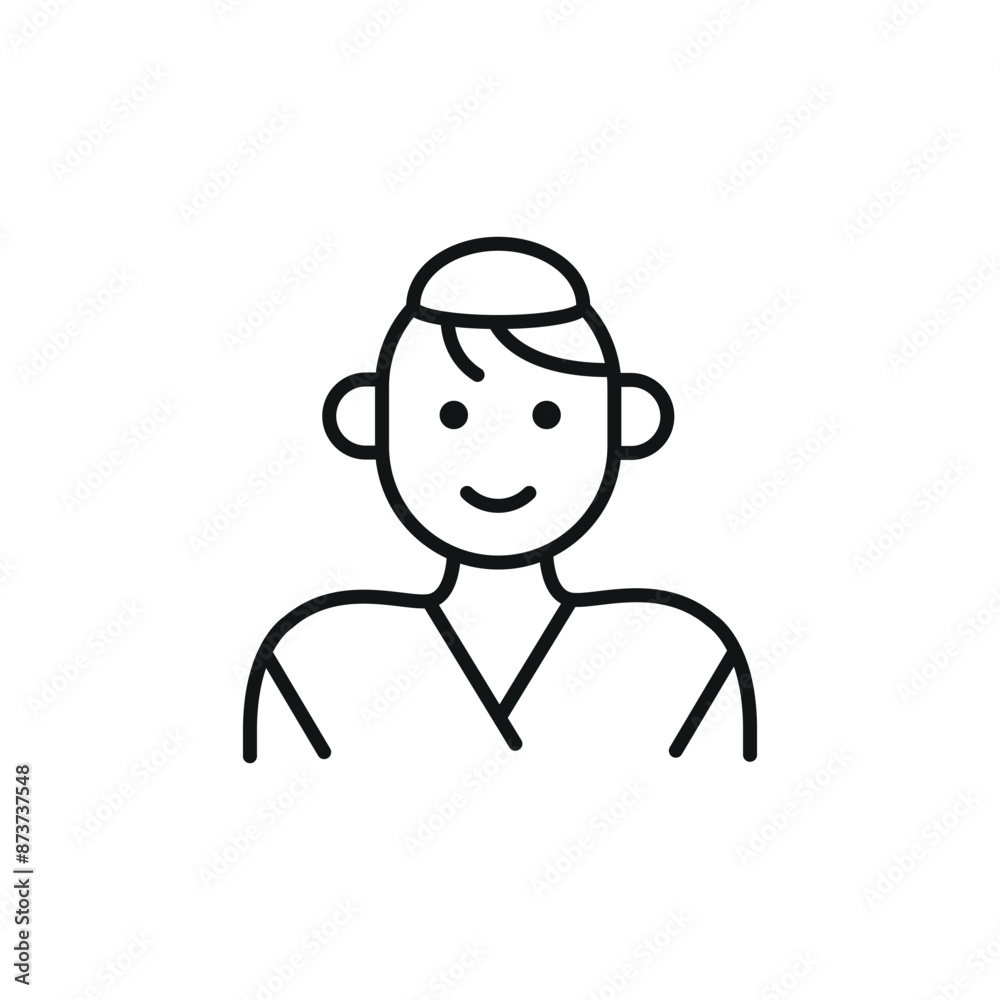 Jewish boy icon. Simple Jewish boy icon for social media, app, and web design. Vector illustration Jewish boy icon. Simple Jewish boy icon for social media, app, and web design. Vector illustration