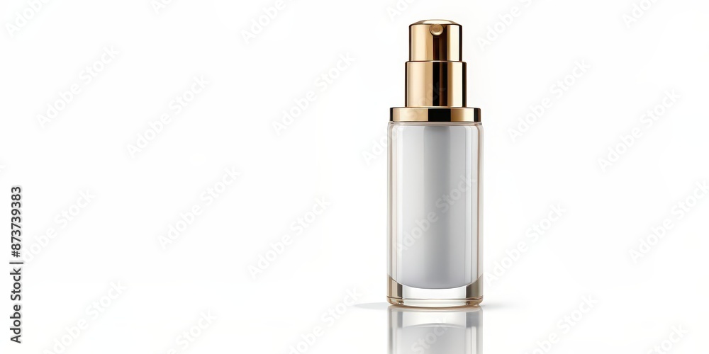 Blank packaging cosmetic serum bottle isolated on background, cosmetic, serum, bottle, blank, packaging, isolated Blank packaging cosmetic serum bottle isolated on background, cosmetic, serum, bottle, blank, packaging, isolated