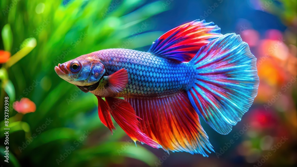 Colorful beta fish swimming in an aquarium, with a crossfading effect , aquarium, beta fish, swimming, colorful, vibrant, aquatic Colorful beta fish swimming in an aquarium, with a crossfading effect , aquarium, beta fish, swimming, colorful, vibrant, aquatic