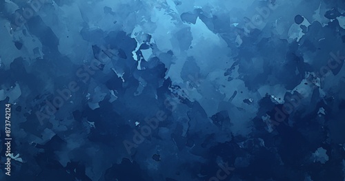 Wallpaper Mural Abstract Dark Blue and White Gradient Watercolor Background in Vector Illustration Style, Flat Design with Misty, Smoky Cold Tones.

 Torontodigital.ca