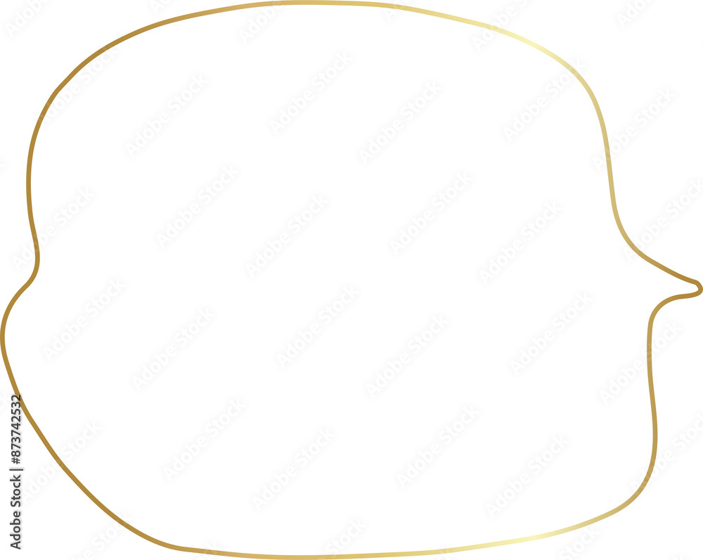Golden speech bubble luxury icon, dialogue, text, chat Golden speech bubble luxury icon, dialogue, text, chat