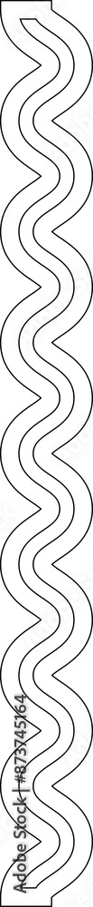 Set of geometric linear icons Set of geometric linear icons