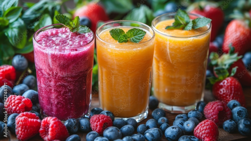Fresh healthy fruit juice, drink. Vitamins, fitness drink, health food.	