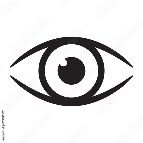 Eye icon, eyeball icon