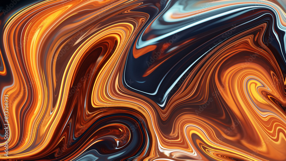 4K Texture of abstract fluid art. background made of abstract paint ...