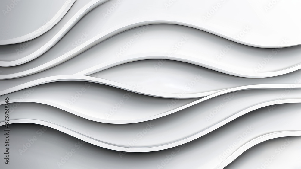 Minimalist 3D geometric abstract background with overlapping layers in a modern design concept. Minimalist 3D geometric abstract background with overlapping layers in a modern design concept.