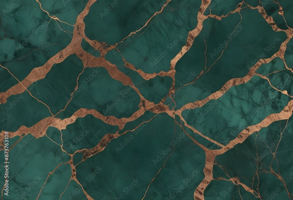 Green luxury marble texture, copper veins pattern
Green luxury marble texture, copper veins pattern