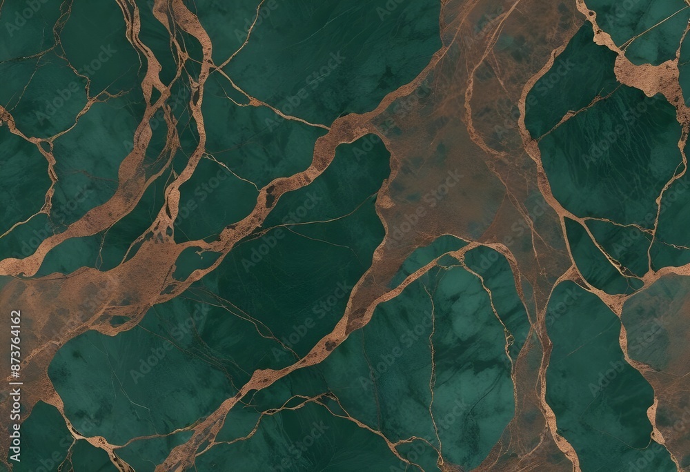 Green and bronze marble texture Green and bronze marble texture