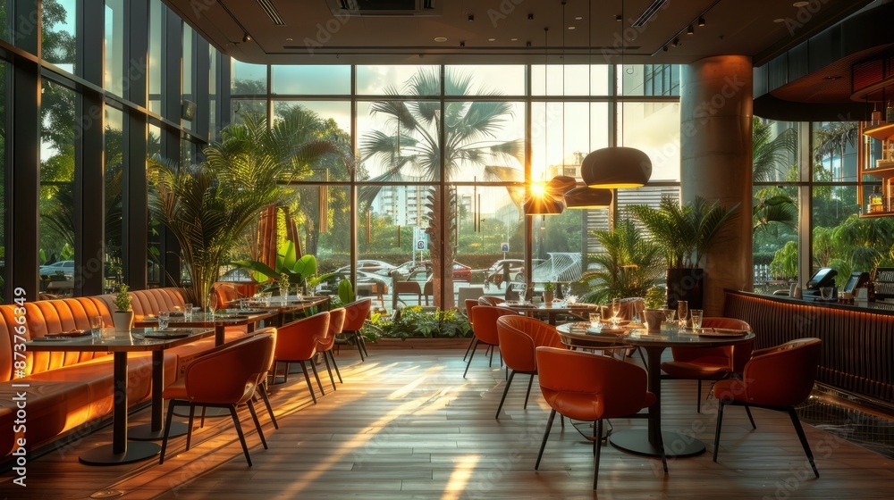 Fototapeta premium Hotel restaurant