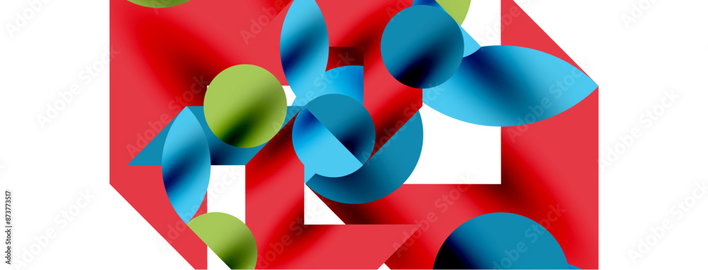 Circle pattern, round elements with lines and arrows composition for wallpaper, banner, background or landing Circle pattern, round elements with lines and arrows composition for wallpaper, banner, background or landing