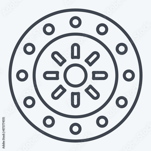 Icon Zodiac. related to Horoscope symbol. line style. simple design editable. simple illustration photo