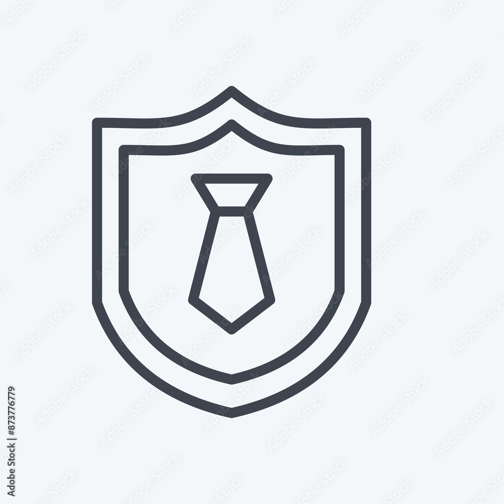 Icon Business Insurance 2. related to Finance symbol. line style. simple design editable. simple illustration Icon Business Insurance 2. related to Finance symbol. line style. simple design editable. simple illustration