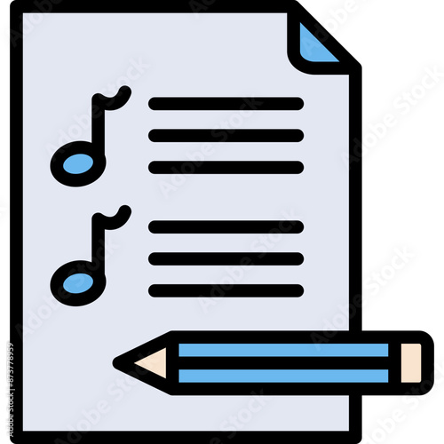 composing song icon
