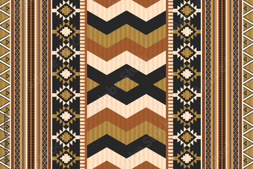 Geometric ethnic pattern, seamless pattern of the Navajo tribe. Native American. Seamless vector pattern, seamless Mexican rug, woven carpet. Folk embroidery, Bohemian, Aztec style.	