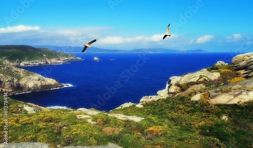 cliffs of the coast of Xove, Lugo, Galicia, Spain, photo