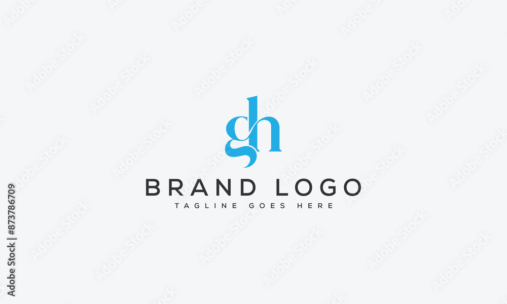 letter GH logo design vector template design for brand. letter GH logo design vector template design for brand.