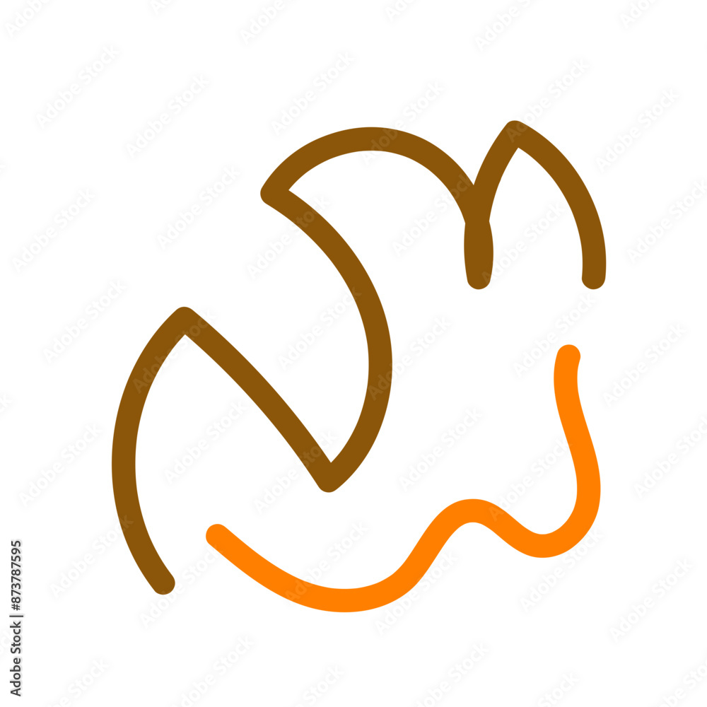 Abstract lines Squiggly vector Abstract lines Squiggly vector