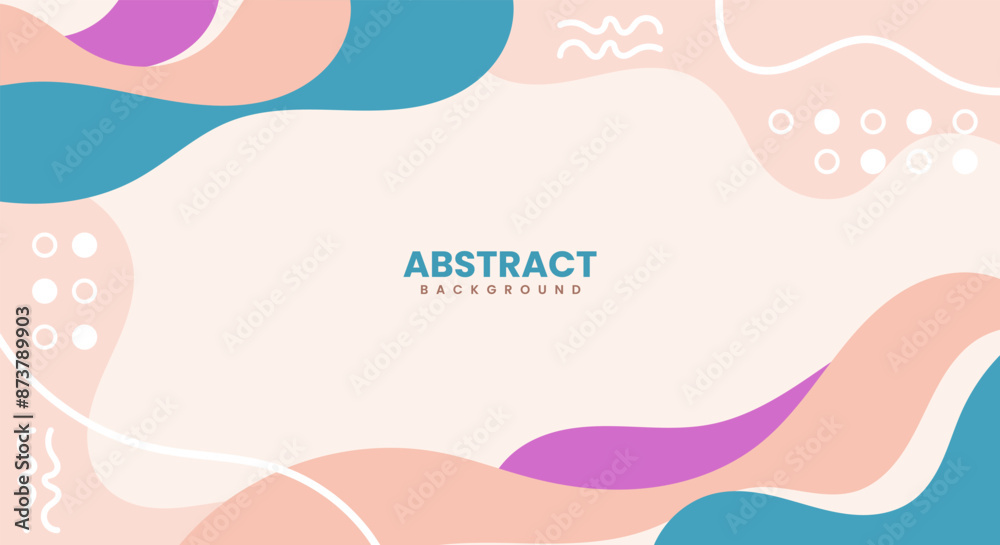 Flat design pastel background Flat design pastel background